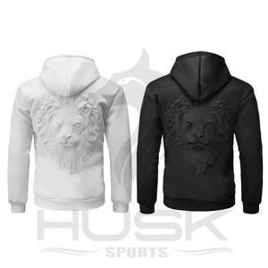 เสื้อสเวตเชิ้ตมีฮู้ดสีทึบสำหรับผู้ชายเสื้อมีฮู้ดลายนูนออกแบบ3D เองสำหรับฤดูใบไม้ผลิ - Product Image 1