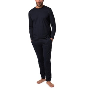 <b>Man</b> Two Pieces <b>Short</b> <b>Pajamas</b> <b>Set</b> <b>Men's</b> Casual Home Wear Long Sleeve T-shirts Pants 2 Pcs Sleepwear <b>Set</b> Supplier From BD Supplier - Product Image 4