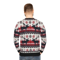 Pulls de Noël personnalisés à bas prix, brodés, tissés, respirants, en polaire polyester sublimé, de haute qualité, anti-plis, séchage rapide
