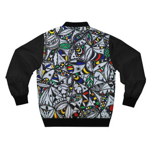 Orisun VI giacca Bomber da uomo AOP XS giacca a vento impermeabile con chiusura a cerniera mimetica Streetwear imbottitura in pelle tinta a molla - Product Image 1