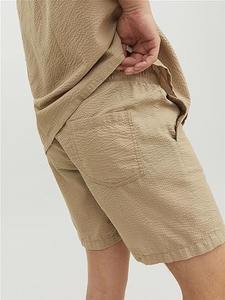 Short de basket-ball athlétique pour homme Short de jogging en toile à taille élastique avec poches Vente en gros Motif solide imprimé - Product Image 3