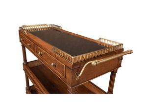 รถเข็นโรงแรมเชิงพาณิชย์สไตล์โบราณหรูหราทันสมัยเฟอร์นิเจอร์ไม้แบบม้วนสไตล์ดั้งเดิมห้องนั่งเล่น - Product Image 3