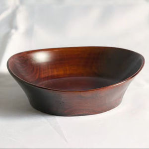 Bol en bois biodégradable écologique fait à la main pour la cuisine, la salle à manger, le service, vaisselle moderne, passe au lave-vaisselle - Product Image 2