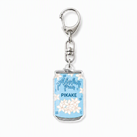 Gantungan Kunci Akrilik Custom Desain Kaleng Minuman Aloha Bunga Melati Pikake Hawaii, Cetak UV Transparan, Souvenir Hadiah