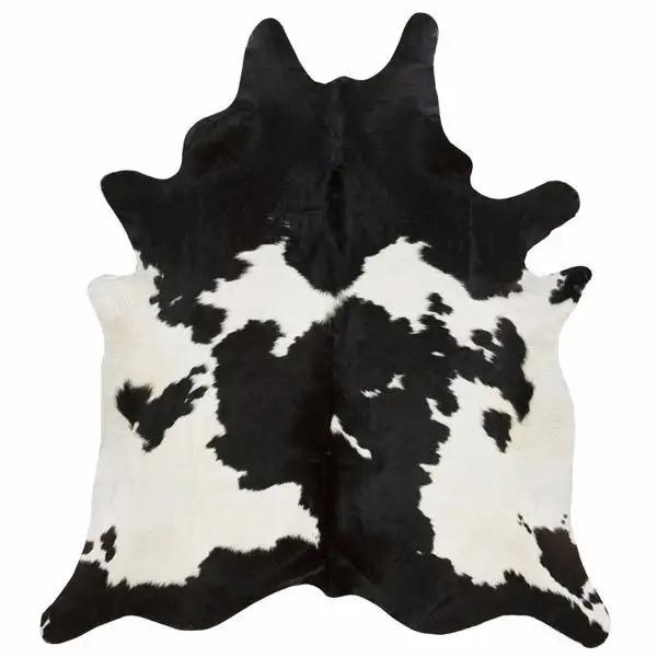 Salt Pepper Brown and White Cowhide Rug Natural Cow Skin Cow Hide Leather Area Rug Hair On, Large 5 ft X 5