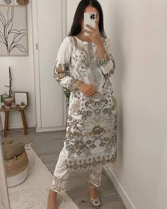 Pakistanais Salwar Kameez costume broderie indien et pakistanais vêtements femmes portent salwar kameez costume fête porter mariage indien - Product Image 3