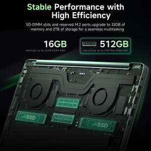 Ordinateur portable AMD Ryzen 9 Quad Core 144Hz US 3A Game SSD+HDD 16GB DDR5 Nouveau Ordinateur portable de jeu - Product Image 3