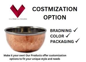 Tazón para servir encurtidos de acero y cobre a un precio confiable, obtenga sus encurtidos frescos, ácidos y tan satisfactorios, Plato para encurtidos - Product Image 3