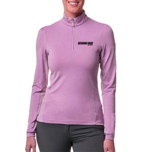 Camisa de equitación con media cremallera Ropa ecuestre de competición Secado rápido Mujeres Equitación ecuestre Capa base Manga larga - Product Image 2