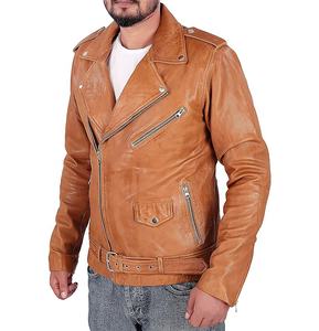Veste en cuir pour hommes pour motard Cuir véritable Matériau de qualité supérieure Prix de gros Veste pour hommes pour usage formel - Product Image 5