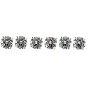 Boucles d'oreilles clous en or blanc 18 carats avec diamants véritables taille brillant rond, fabriquées à la main, design classique, pour fiançailles, mariage et soirées, directement de notre usine en Chine. - Product Image 4