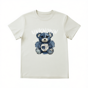 T-Shirt Unisex 100% Cotone 210GSM Stile Casual con Logo Personalizzato Stampato sul Davanti con Tecnica DTG - Product Image 2
