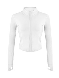 New Design Full Length Women <b>Yoga</b> <b>Jacket</b> Custom Logo Breathable Windproof Eco-Friendly Wholesale Best Selling High Quality - Product Image 6