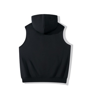 Sweat à capuche imprimé bouffant personnalisé 500gsm débardeurs bodybuilding muscle cut off t-shirt sans manches gym pull over sweats à capuche personnalisables - Product Image 4