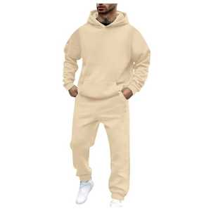 Conjuntos de sudaderas con capucha Ropa de hombre Moda Otoño/Invierno Ropa de diseñador Chaqueta con capucha + Pantalones Traje Jogging Ropa deportiva Traje de dos piezas - Product Image 3