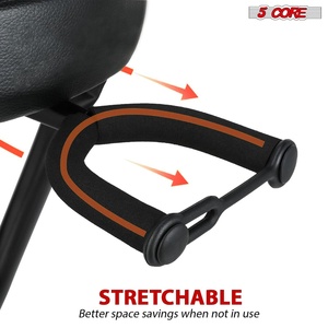 5Core Guitar <b>Stool</b> Adjustable Backrest Piano Chair 3.15" <b>Padded</b> Seat Music Stand - Product Image 5