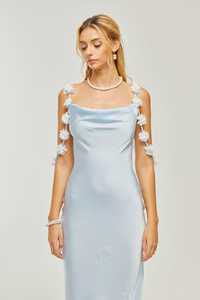 Vestido de cóctel largo sin mangas para mujer con vestido de malla polivinílica para el vestido de fiesta para la fiesta y la ocasión - Product Image 2