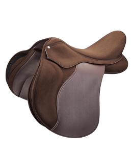 Sillín de salto y doma inglesa de alta calidad Sillín occidental de Carreras de Caballos de cuero original - Product Image 1