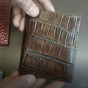 Portefeuille pour homme en cuir véritable, design à double pli avec poche zippée pour les pièces de monnaie, plusieurs emplacements pour cartes et double compartiment pour l'argent, nouveauté - Product Image 4