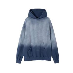 Sweat-shirt tendance à logo personnalisé imprimé, délavé, décontracté, 100% tissu, délavé au soleil, effet délavé à l'acide, sweat-shirt surdimensionné unisexe - Product Image 1