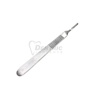 Poignée de scalpel légère avec ensemble de construction d'instruments chirurgicaux dentaires durables pour la réutilisation à long terme de la poignée de scalpel n ° 3 - Product Image 2
