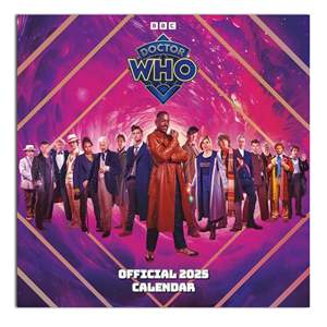 2025 for Doctor for Who Classic Edition Paper <b>Calendar</b> - Product Image 1