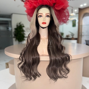Cabello Virgen de Alta Calidad, Peluca de Cabello Humano Vietnamita 100%, Pelucas con Frente de Encaje, Cabello Ondulado - Product Image 2
