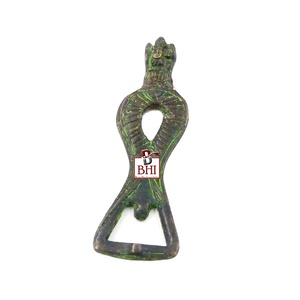 Ouvre-bouteille en laiton Accessoires de bar uniques Ouvre-bouteille en laiton Fixé au mur "GANESH" - Product Image 1