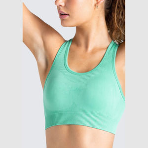 New Arrival Women's Lightweight Breathable Gym Sports Bra Custom Logo Backless Workout Sports Bra - Product Image 1