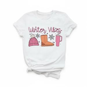 Camiseta de Hombre Winter Vibes, 100% Algodón, Manga Corta de Verano, Transpirable, con Estampado de Personajes, Estilo Casual Urbano, Hip Hop - Product Image 3