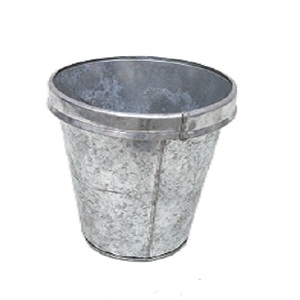 hot sell galvanized planter french style <b>mini</b> garden accessories shabby chic galvanized flower planter pot metal bucket - Product Image 5