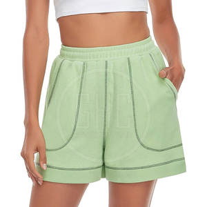 Pantalones cortos de chándal de cintura alta para hombre con logotipo personalizado, duraderos, transpirables, esenciales de invierno, ropa superventas para mujer - Product Image 1