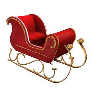 Trineo de Navidad de Metal de vacaciones de lujo, Decoración de mesa, trineo de alta calidad para eventos festivos - Product Image 6