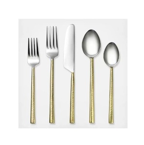 Ensemble de couverts couleur or prix de gros décor de table à manger top vente chaude ensemble de couverts pour mariage et restaurant - Product Image 3