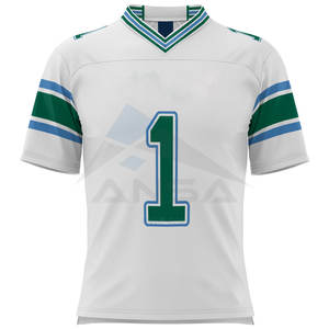Venta al por Mayor de Camisetas de Fútbol Americano Personalizadas para Hombre y Mujer, Ropa de Entrenamiento y Uniformes Deportivos de Equipo de Alta Calidad, Venta Directa de Fábrica - Product Image 1
