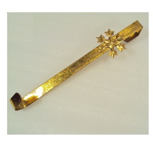 Colgador de corona de hierro pulido negro con diseño de pera para gancho DE CORONA DE Navidad decorativo para puerta delantera - Product Image 4