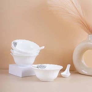 Juego de Vajilla Ecológico de 33 Piezas, Diseño Minimalista de Lujo, Porcelana Clásica Esmaltada, para Uso en el Hogar y Hoteles, Personalizable para Hoteles - Product Image 6