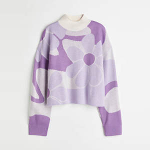 สเวตเตอร์ผ้าฝ้ายสำหรับผู้หญิง, สเวตเตอร์ผ้าฝ้ายโอเวอร์ไซส์ใส่สบายผลิตจากโรงงานขายตรง - Product Image 6