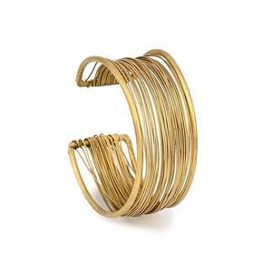 Pure Brass Bracelet for <b>Men</b> & Boys 20 cm Chain Length Three Shades Gold Bracelet - Product Image 6