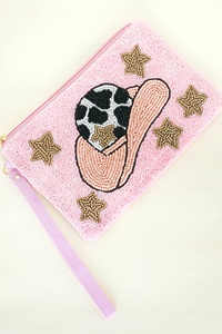 Beaded Bag Indian Evening Bags and Clutches Beaded Purse Wedding Party <b>Handbag</b> for Women - Product Image 2