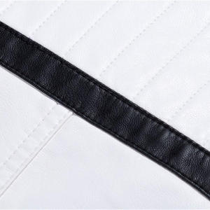 Blouson aviateur pilote en cuir sur mesure pour hommes offrant une chaleur et un confort élégants pour les activités hivernales en plein air - Product Image 2