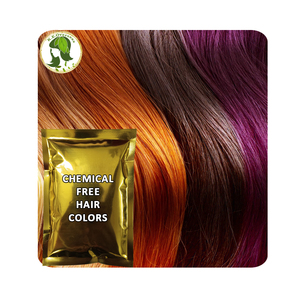 Ecocert Certificate Super Natural <b>Dye</b> for Women 100% Organic Herbal Triple Refined Amber <b>Hair</b> Color - Product Image 6
