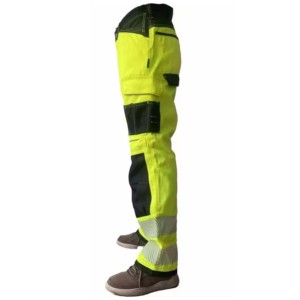 Factory Made Cheap Price Best Reflective Safety Breathable Quick Dry Canvas <b>Work</b> Pants Men High Visibility Pockets Hi Vis Pants - Product Image 3