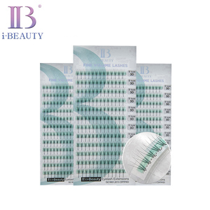 Ib Eyelash Extension - <b>Pre</b>-<b>made</b> <b>Fan</b> FINE VOLUME <b>LASHES</b> 3D B Type Normal Version SF-V3D Korea top Quality High quality - Product Image 1