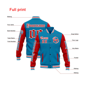 Traditional 100% Wool Letterman <b>Jacket</b> for <b>Men</b> Wholesale Classic Custom Embroidery Varsity <b>Jacket</b> with Stand Collar - Product Image 2