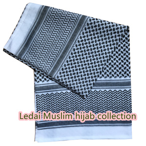 Vente en gros Foulard arabe pour hommes yéménite Shemagh islamique pour hommes Hijab bandeau Service OEM Foulard musulman Logo personnalisé/oem/odm accepté - Product Image 4
