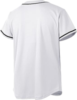 Maillot de baseball 100 % coton de haute qualité, uniforme vierge personnalisable pour hommes, vente en gros de t-shirts de baseball avec impression numérique