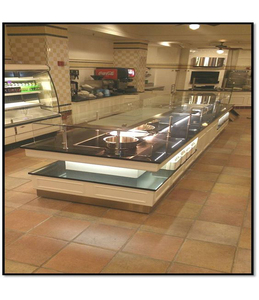 Increíble diseño de forma <span class=keywords><strong>funky</strong></span> mármol artificial Hotel buffet Snap - Product Image 3