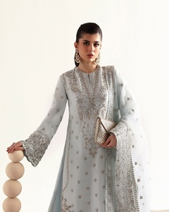 Vestido Formal de Trabajo para Mujer, Moderno, de Excelente Calidad, Último Modelo 2025-2026, Salwar Kameez de Algodón para Fiesta 01246 - Product Image 4