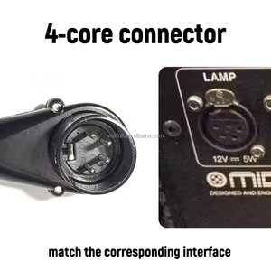 Lampe de <span class=keywords><strong>mixage</strong></span> à col de cygne LED VOXFULL 12V, 4 broches XLR, lumière de travail pour console <span class=keywords><strong>DJ</strong></span>, pour console de <span class=keywords><strong>mixage</strong></span> audio M32 - Product Image 2